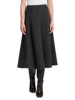 Loro Piana Speckled Cashmere Midi-Skirt -Loro Piana Official Shop unnamed file 10