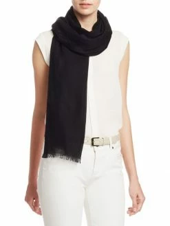 Loro Piana Aria Crystal Evening Silk & Cashmere Scarf Black -Loro Piana Official Shop unnamed file 1085