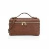 Loro Piana Ostrich Leather Shoulder Bag