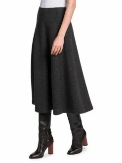 Loro Piana Speckled Cashmere Midi-Skirt -Loro Piana Official Shop unnamed file 11