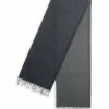 Loro Piana Two-Tone Cashmere Scarf Navy Blue Grey Mel -Loro Piana Official Shop unnamed file 1116