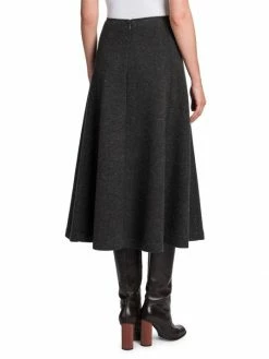 Loro Piana Speckled Cashmere Midi-Skirt -Loro Piana Official Shop unnamed file 12