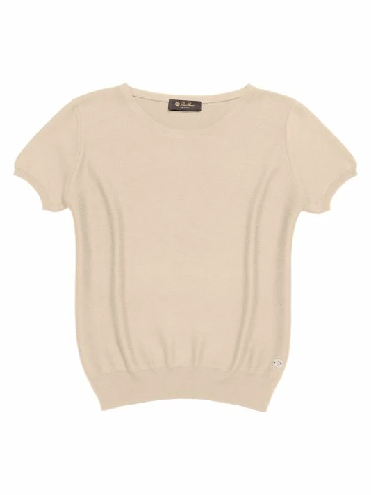 Loro Piana Silk-Blend Knit T-Shirt 3 Loro Piana Silk-Blend Knit T-Shirt