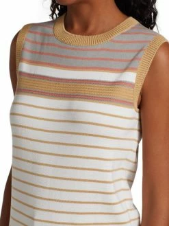 Loro Piana Sorbonne Stripes Knit Shell Top -Loro Piana Official Shop unnamed file 189