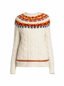 Loro Piana Cable Knit Cashmere Sweater