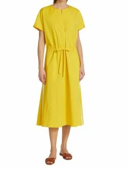 Loro Piana Paneled Side Cotton-Stretch Midi-Dress -Loro Piana Official Shop unnamed file 270