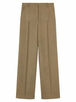 Loro Piana Elias Cashmere Herringbone Trousers