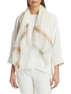 Loro Piana Large Square Cashmere & Silk Scarf