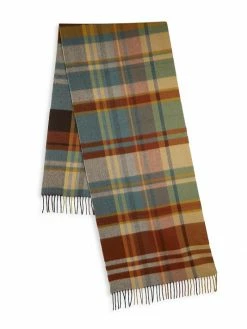 Loro Piana Sciarpa Grande Royal College Cashmere Scarf For Men Hazelnuts
