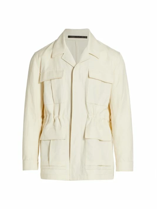 Loro Piana Mojave Linen & Cotton Jacket For Men 3 Loro Piana Mojave Linen & Cotton Jacket For Men