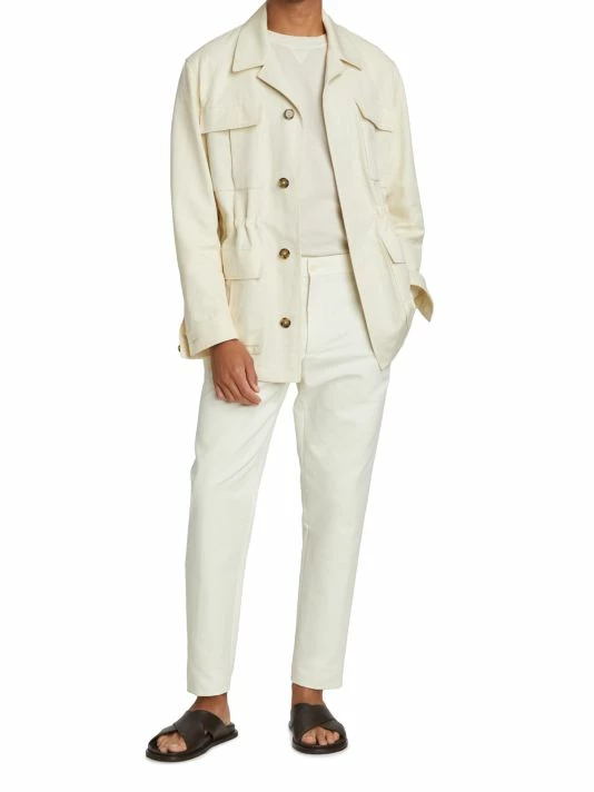 Loro Piana Mojave Linen & Cotton Jacket For Men 4 Loro Piana Mojave Linen & Cotton Jacket For Men - Image 2