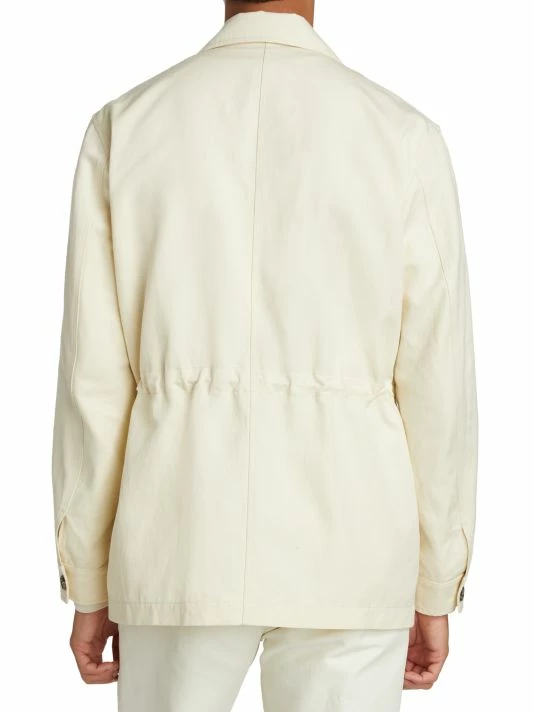 Loro Piana Mojave Linen & Cotton Jacket For Men 7 Loro Piana Mojave Linen & Cotton Jacket For Men - Image 5