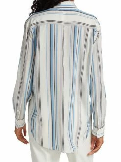 Loro Piana Idelle Striped Silk Button-Up -Loro Piana Official Shop unnamed file 363