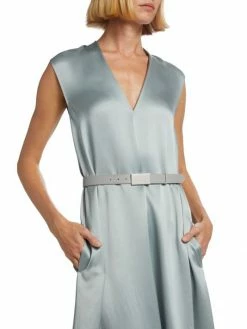 Loro Piana Lilia Belted Silk Gown -Loro Piana Official Shop unnamed file 372