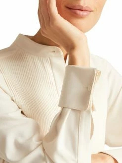 Loro Piana Carissa Pintuck Silk Shirt -Loro Piana Official Shop unnamed file 414