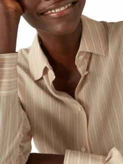 Loro Piana Cam Idelle Journey Silk Striped Shirt -Loro Piana Official Shop unnamed file 445