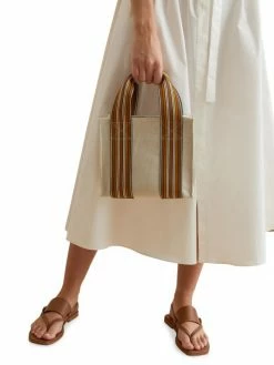 Loro Piana The Suitcase Stripe Canvas Tote -Loro Piana Official Shop unnamed file 492