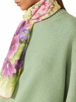 Loro Piana Garden-Print Cashmere Blend Scarf -Loro Piana Official Shop unnamed file 517