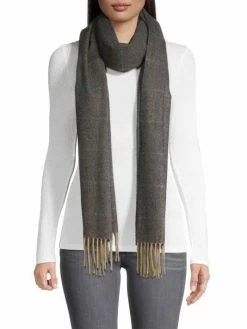 Loro Piana Sciarpa Overcheck Chevron Cashmere Scarf Grey -Loro Piana Official Shop unnamed file 57