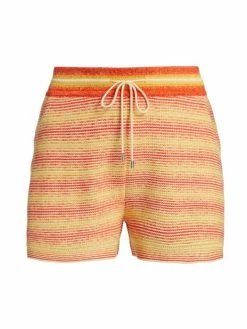 Loro Piana Cornell Stripe Knit Shorts