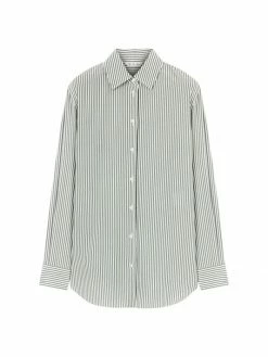 Loro Piana Cam Idelle English-Striped Shirt