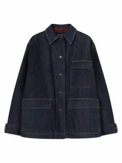 Loro Piana Cyrius Denim Oversized Jacket