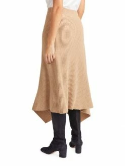 Loro Piana Mellbreak Cashmere Asymmetric Midi-Skirt -Loro Piana Official Shop unnamed file 665