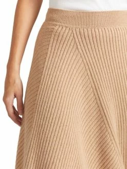 Loro Piana Mellbreak Cashmere Asymmetric Midi-Skirt -Loro Piana Official Shop unnamed file 666