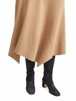 Loro Piana Mellbreak Cashmere Asymmetric Midi-Skirt -Loro Piana Official Shop unnamed file 667
