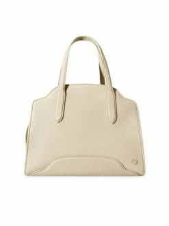 Loro Piana Sesia Medium Leather Tote Eucalyptus