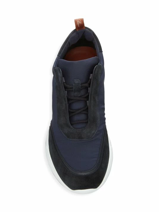 Loro Piana Modular Walk & Wind Suede Sneakers For Men Dark Blue 7 Loro Piana Modular Walk & Wind Suede Sneakers For Men Dark Blue - Image 5