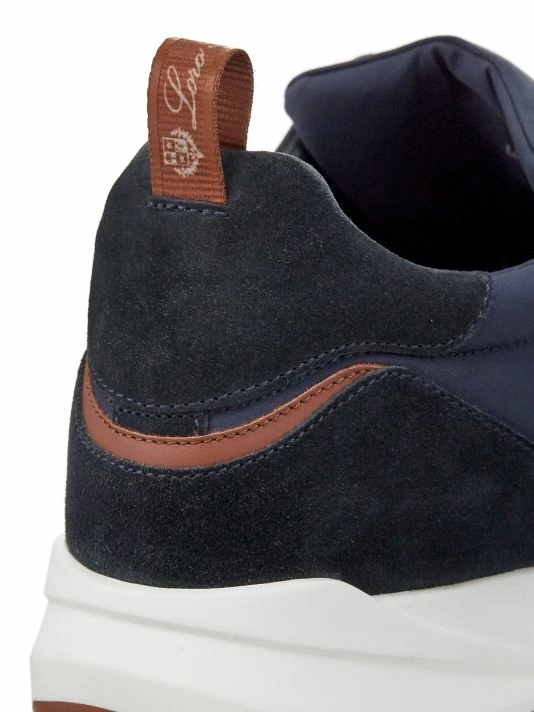 Loro Piana Modular Walk & Wind Suede Sneakers For Men Dark Blue 8 Loro Piana Modular Walk & Wind Suede Sneakers For Men Dark Blue - Image 6