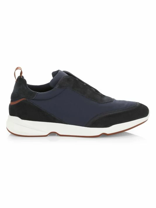 Loro Piana Modular Walk & Wind Suede Sneakers For Men Dark Blue 9 Loro Piana Modular Walk & Wind Suede Sneakers For Men Dark Blue - Image 7