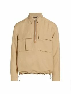 Loro Piana Mojave Linen & Silk Anorak For Men