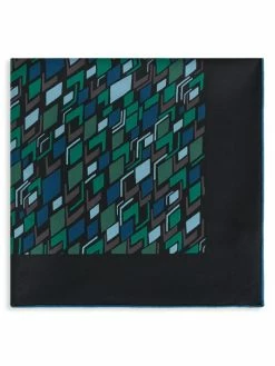 Loro Piana Geo-Print Silk Scarf Green Jade 10 Loro Piana Geo-Print Silk Scarf Green Jade -Loro Piana Official Shop unnamed file 73