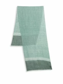 Loro Piana Linen Scarf For Men Grey Azure -Loro Piana Official Shop unnamed file 816