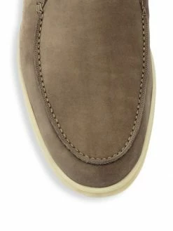 Loro Piana Suede Derby Shoes For Men Light Wood Smoke -Loro Piana Official Shop unnamed file 940