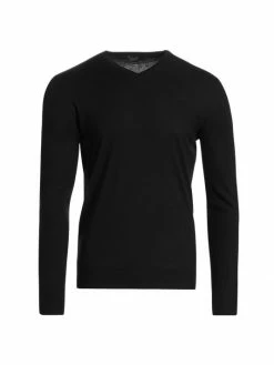 Loro Piana Cashmere V-Neck Sweater For Men Blue -Loro Piana Official Shop unnamed file 988